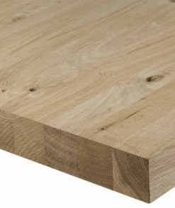 4cm dicke Eichenplatte